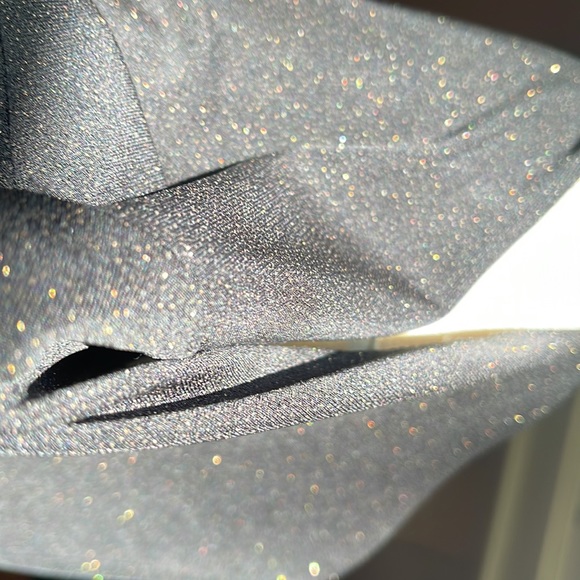 Stretchy black sparkly ladies top M - Picture 7 of 7